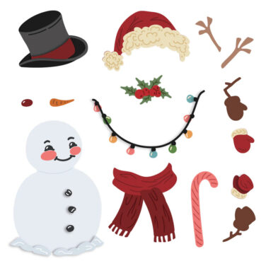 HONEY BEE - Honey Cuts - Stand-Alone Dies Lovely Layers: Vintage Snowman