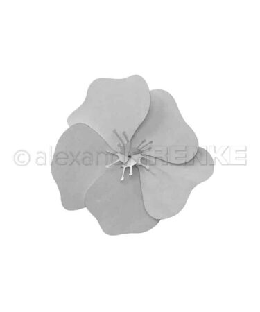 ALEXANDRA RENKE - Fustelle 'Faltzauber-Mohn 2'