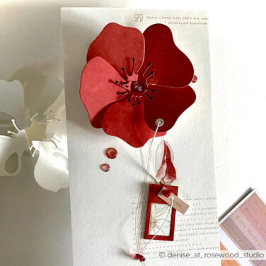 Alternative view of ALEXANDRA RENKE - Fustelle 'Faltzauber-Mohn 2'