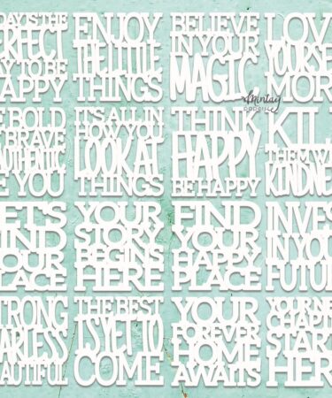 MINTAY - Chippies - Decor - Motivational Words