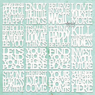 MINTAY - Chippies - Decor - Motivational Words