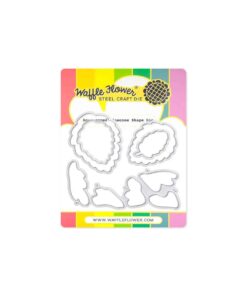 WAFFLE FLOWER - Snowcapped Pinecone Shape Die