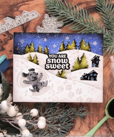 Alternative view of WAFFLE FLOWER - Snow Angel Sentiments Matching Die