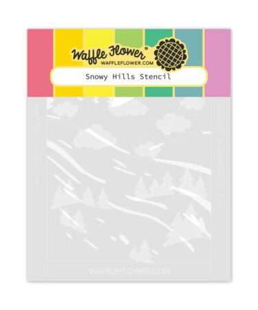 WAFFLE FLOWER - Snowy Hills Stencil
