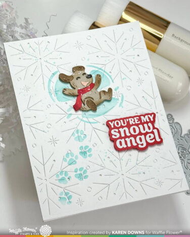 Alternative view of WAFFLE FLOWER - Postage Collage Winter Add-ons Die