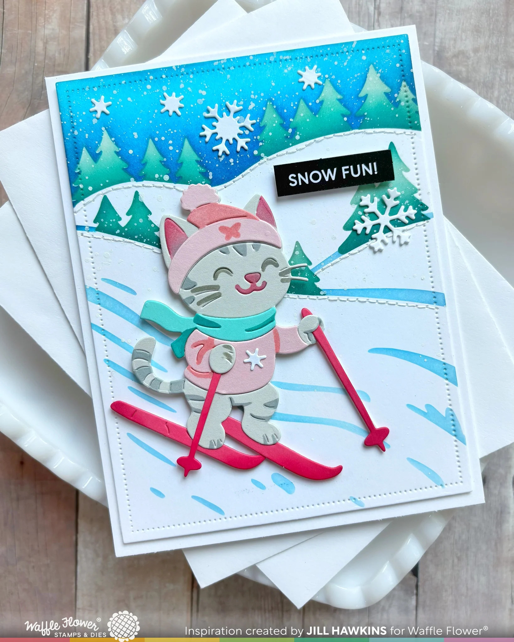 WAFFLE FLOWER - Subsentiments Pawder Day Diecut - immagine 2