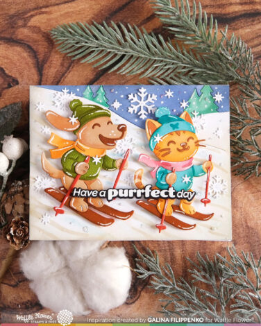 Alternative view of WAFFLE FLOWER - Pawder Day Sentiments Combo