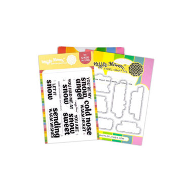 WAFFLE FLOWER - Snow Angel Sentiments Combo