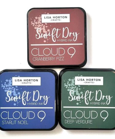 Lisa Horton Crafts Festive 2025 Swift Dry Hybrid Ink Pads  -Starlit Noel Cranberry Fizz Deep Verdure