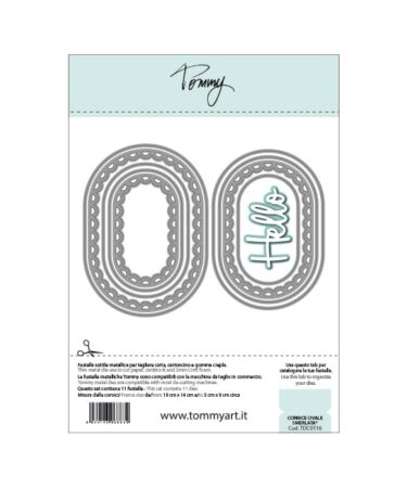 TOMMY ART -Tommy fustella - Cornice ovale smerlata®