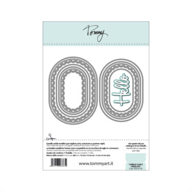 TOMMY ART -Tommy fustella - Cornice ovale smerlata®