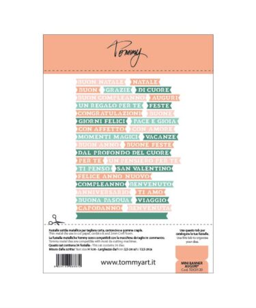 TOMMY ART -Tommy fustella - Mini banner auguri®