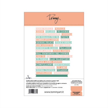 TOMMY ART -Tommy fustella - Mini banner auguri®