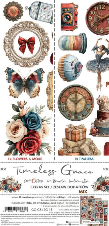Craft O'Clock - Collezione Timeless Grace Extras Set Mix