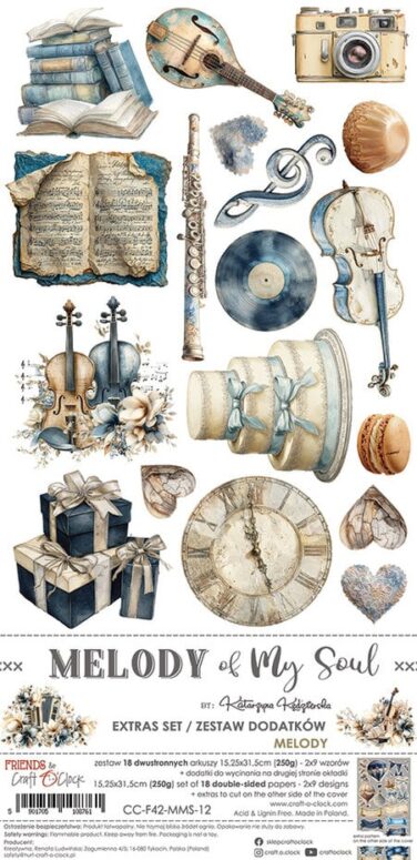 Craft O'Clock - Collezione Melody of My Soul Extras Set Melody