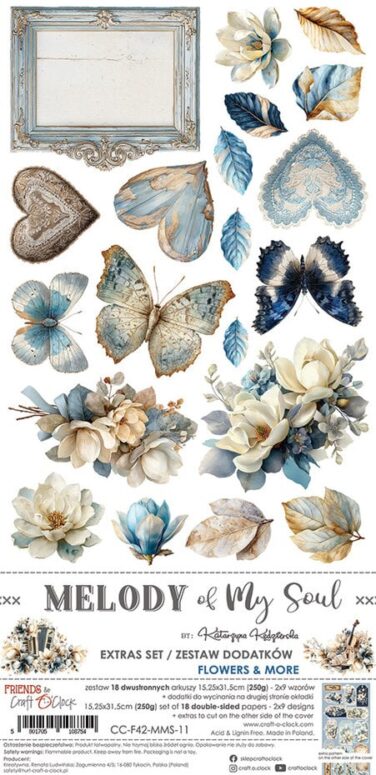 Craft O'Clock - Collezione Melody of My Soul Extras Set Flowers & More