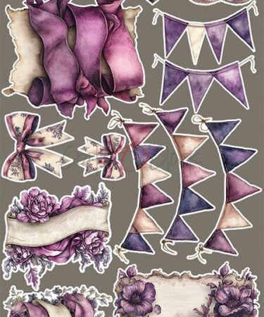 Alternative view of Craft O'Clock - Collezione Plum & Caramel Extras Set Mix