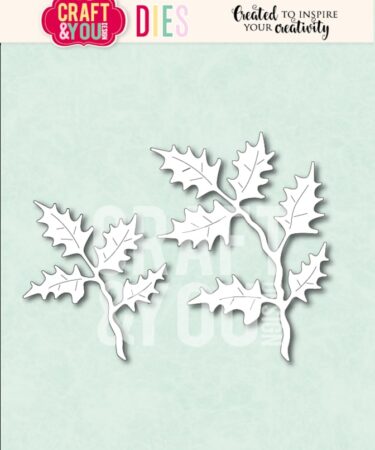 Craft & You Design Big Holly Leaves Dies