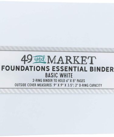 49 And Market Foundations Binder-White 6x8