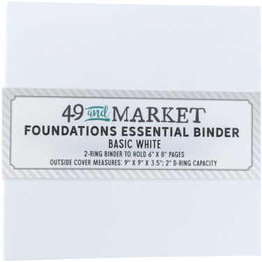 49 And Market Foundations Binder-White 6x8
