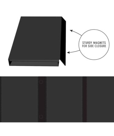 Alternative view of 49 And Market Create-An-Album Triple Flip Album Base  -Black