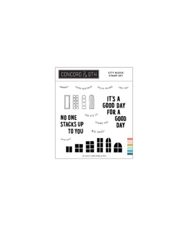 Concord & 9th –  City Block Stamp Set (4 x 4)