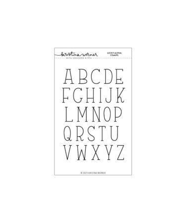 Concord & 9th – Kristina Werner - Lucky Alpha Stamp Set (4 x 6)