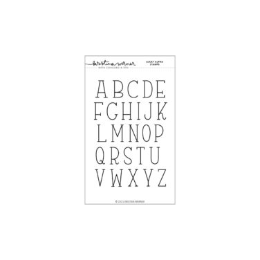 Concord & 9th – Kristina Werner - Lucky Alpha Stamp Set (4 x 6)