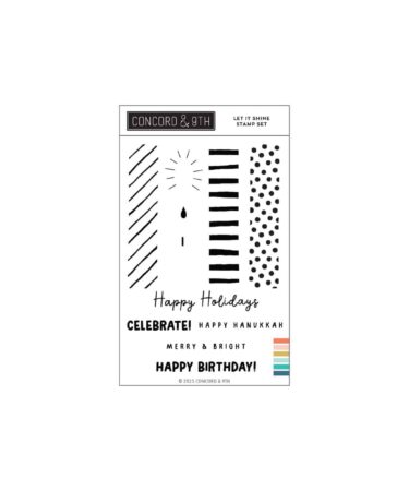 Concord & 9th –  Let It Shine Stamp Set (4 x 6)