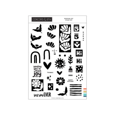 Concord & 9th –  Sending Joy Stamp Set (6 x 8)