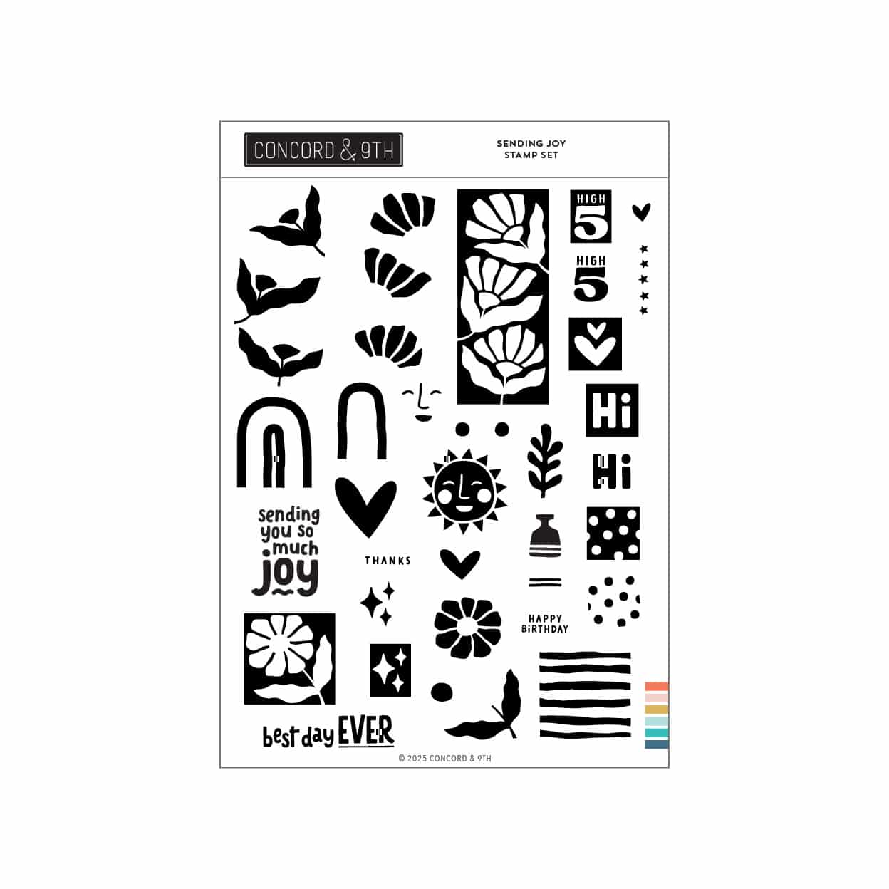 Concord & 9th – Sending Joy Stamp Set (6 x 8)