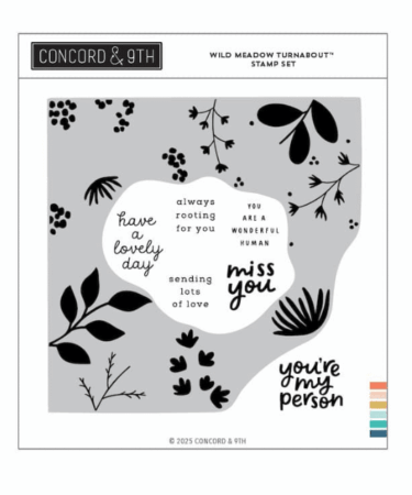 Concord & 9th –  Wild Meadow Turnabout™ Stamp Set (6 x 6)
