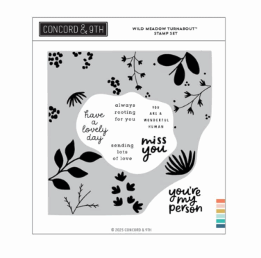 Concord & 9th –  Wild Meadow Turnabout™ Stamp Set (6 x 6)