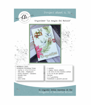 IL NEGOZIO DELLA MAMMA DI CLE -PROJECT SHEET 32- ORGANIZER LA MAGIA DEL NATALE DI NICOLETTA BRUNO