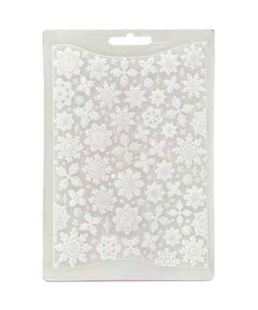 Alternative view of Stamperia - Stampo morbido fto A5  Create Happiness Dewdrops fiocchi neve