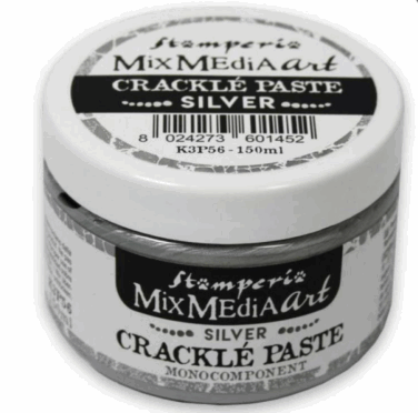 Stamperia - Crackle Paste  monocomponente ml 150 Argento