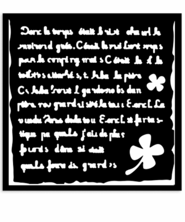 Alternative view of Stamperia - Stencil 12X12  Art of Travelling handmade letter