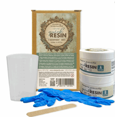 Stamperia - D Quick Resin 1:1 bicomponent white (2x150ml)