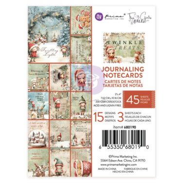 Prima Marketing Collezione Twinkle & Treats -Journaling Cards 3"X4" 45/Pkg