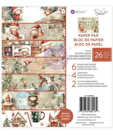 Prima Marketing Collezione Twinkle & Treats - Double-Sided Paper Pad 6"X6" 26/Pkg