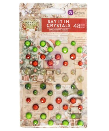 Prima Marketing Collezione Twinkle & Treats -Say It In Cystals 48/Pkg