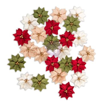 Alternative view of Prima Marketing Collezione Twinkle & Treats - Paper Flowers 24/Pkg Holiday Blooms