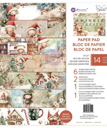 Prima Marketing Collezione Twinkle & Treats - Double-Sided Paper Pad 12"X12" 14/Pkg