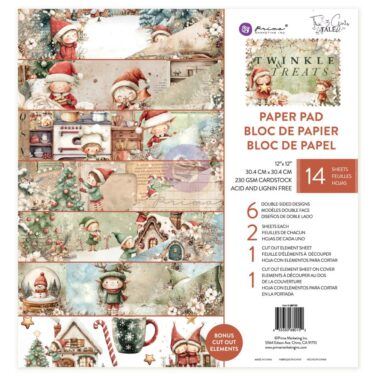 Prima Marketing Collezione Twinkle & Treats - Double-Sided Paper Pad 12"X12" 14/Pkg