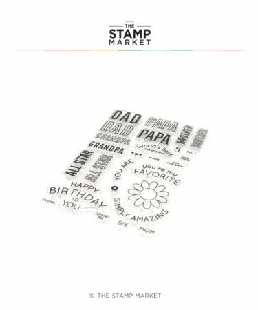 The stamp market - set di timbri T-Shirt Talk