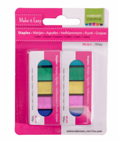 Vaessen Creative • Punti Graffette 5 Colori 2000pezzi