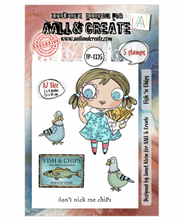 AALL & CREATE - set di timbri - Fish ‘n Chips