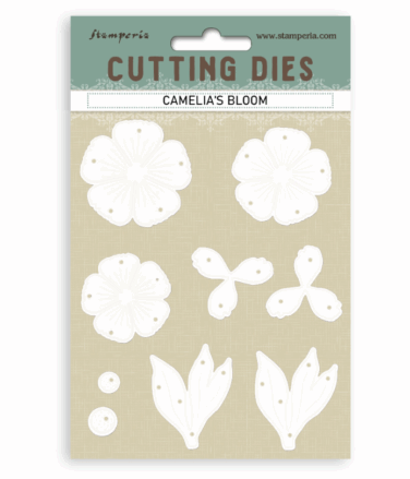 Stamperia -  Cutting Dies A6 - Camelia's bloom