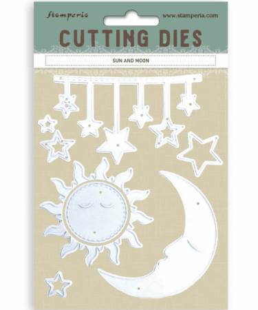 Stamperia -  cutting Dies A6 - Sun and moon