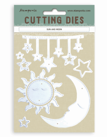 Stamperia -  cutting Dies A6 - Sun and moon